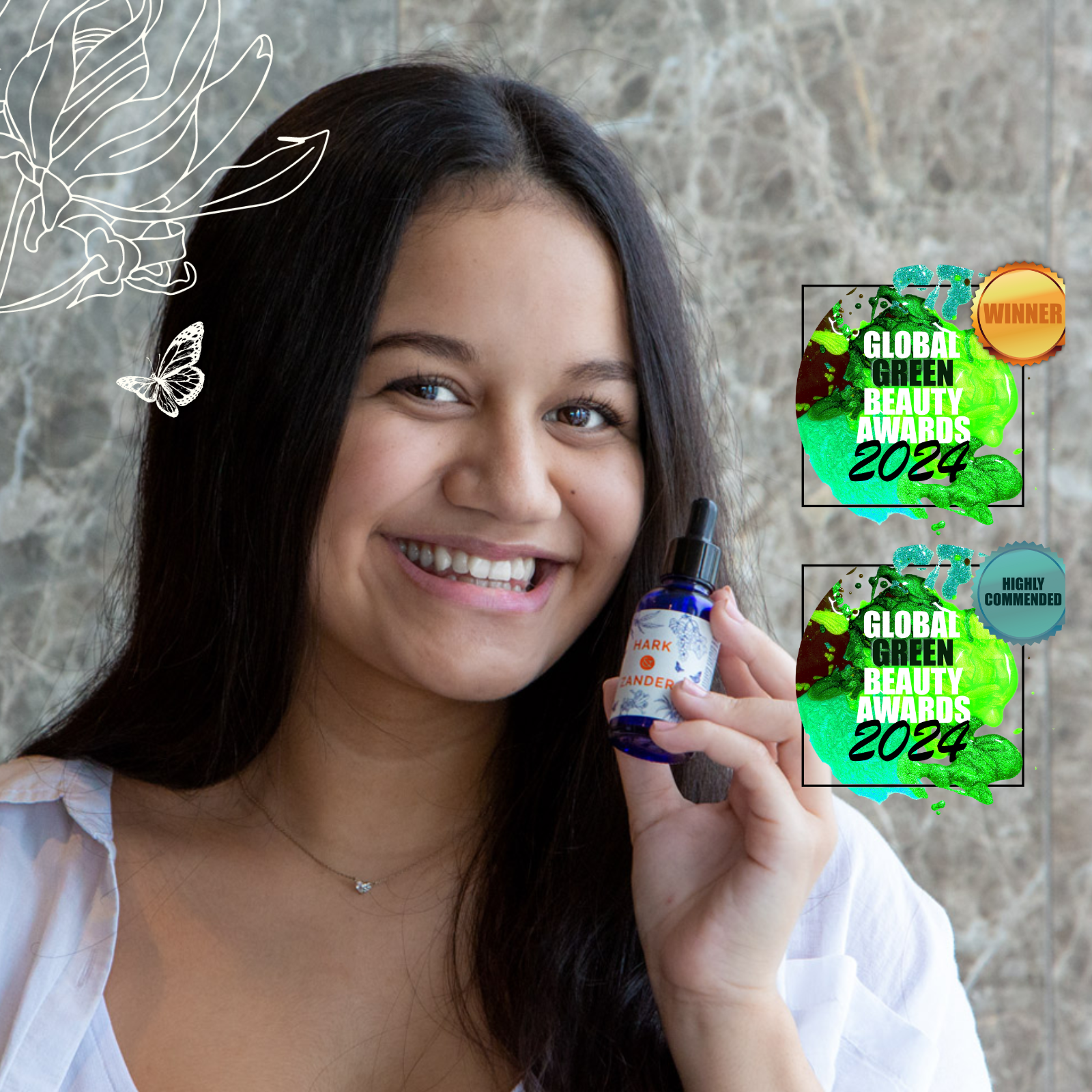 Celebrating Success at the Global Green Beauty Awards: Hark & Zander’s Face Oil Shines